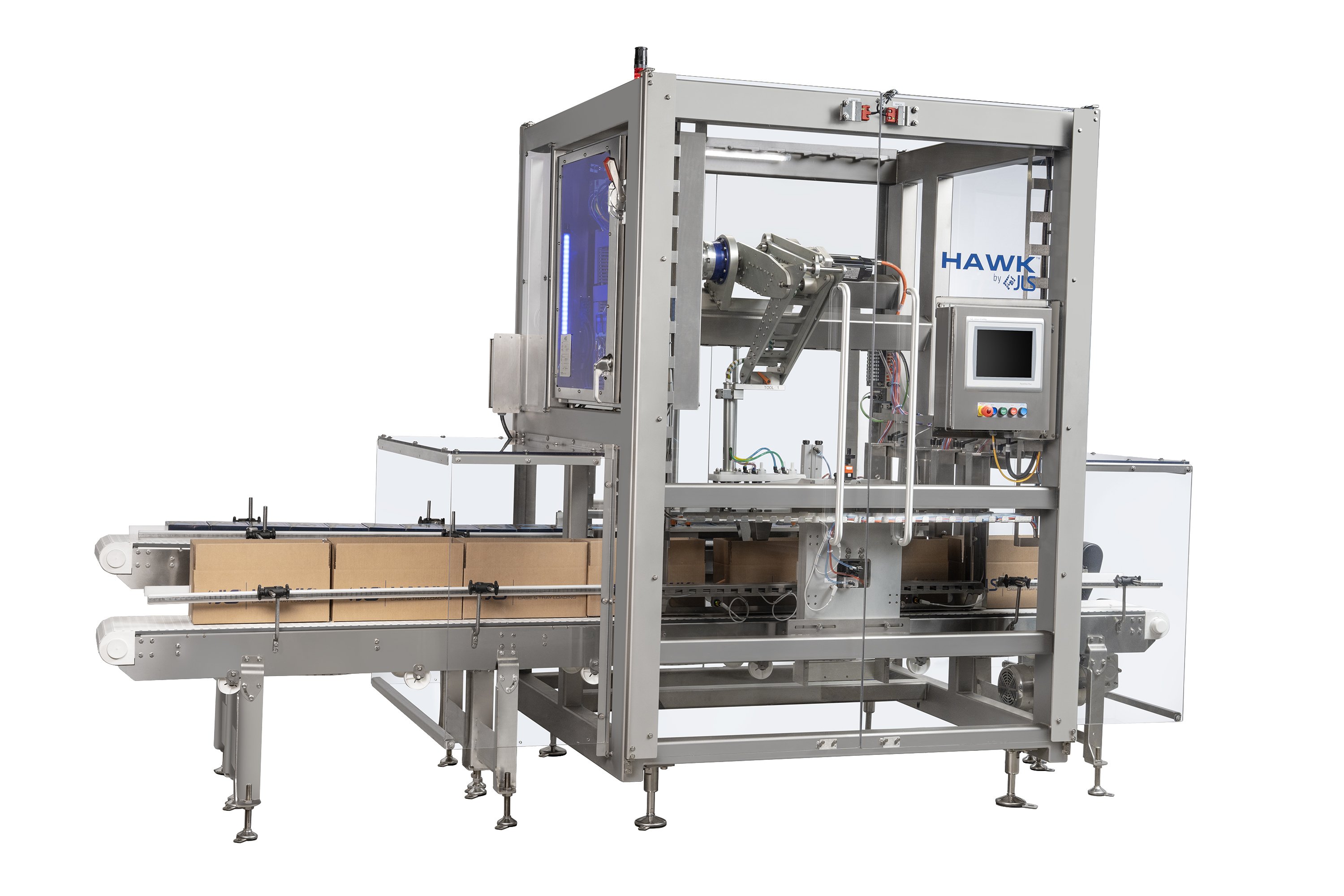 Hawk Case Tray Packer | Hawk Robotic Case Packing | JLS Automation
