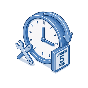 Fast tool-less changeover