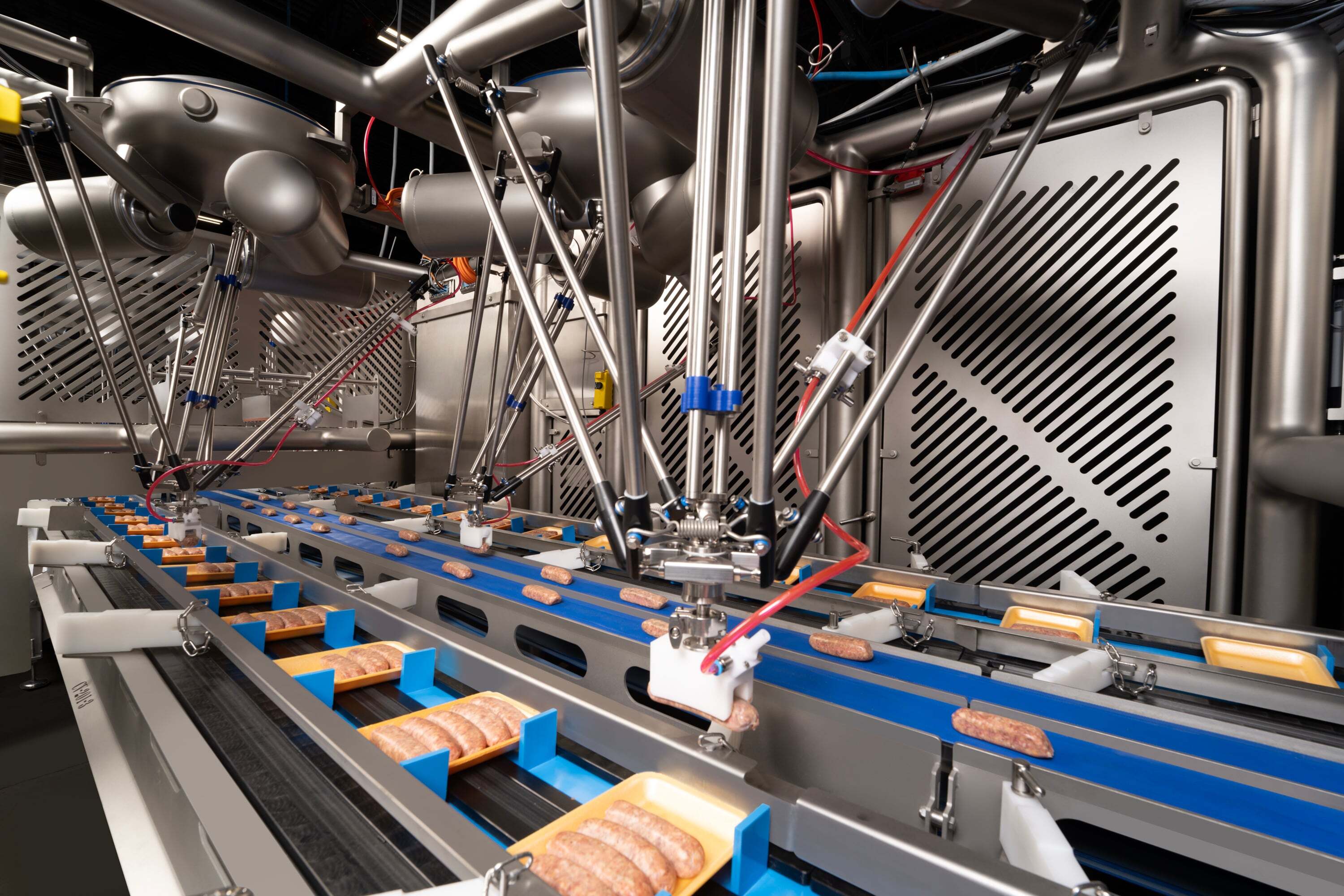 Talon TL robot loading product into trays